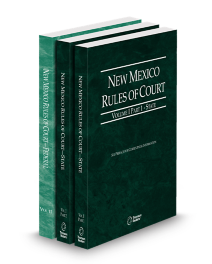 New Mexico Court Rules State and Federal V.I and II, 2026 ed.