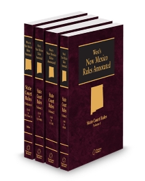 New Mexico Stat Annotated State Court Rules, 2026 ed.