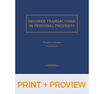 Secured Transactions in Personal Property in Canada, Third Edition