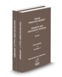 Texas Practice V.17-18 Probate, 2026 ed.