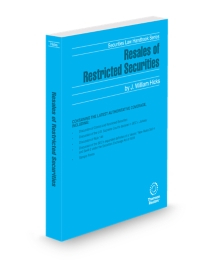Resales of Restricted Securities, 2026 ed.