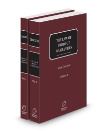 The Law of Product Warranties, 2026 ed.
