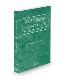 West Virginia Court Rules Federal V.II, 2026 ed.
