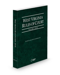 West Virginia Court Rules State V.I, 2026 ed.