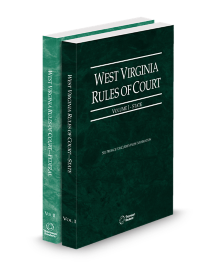West Virginia Court Rules State and Federal V.I-II, 2026 ed.