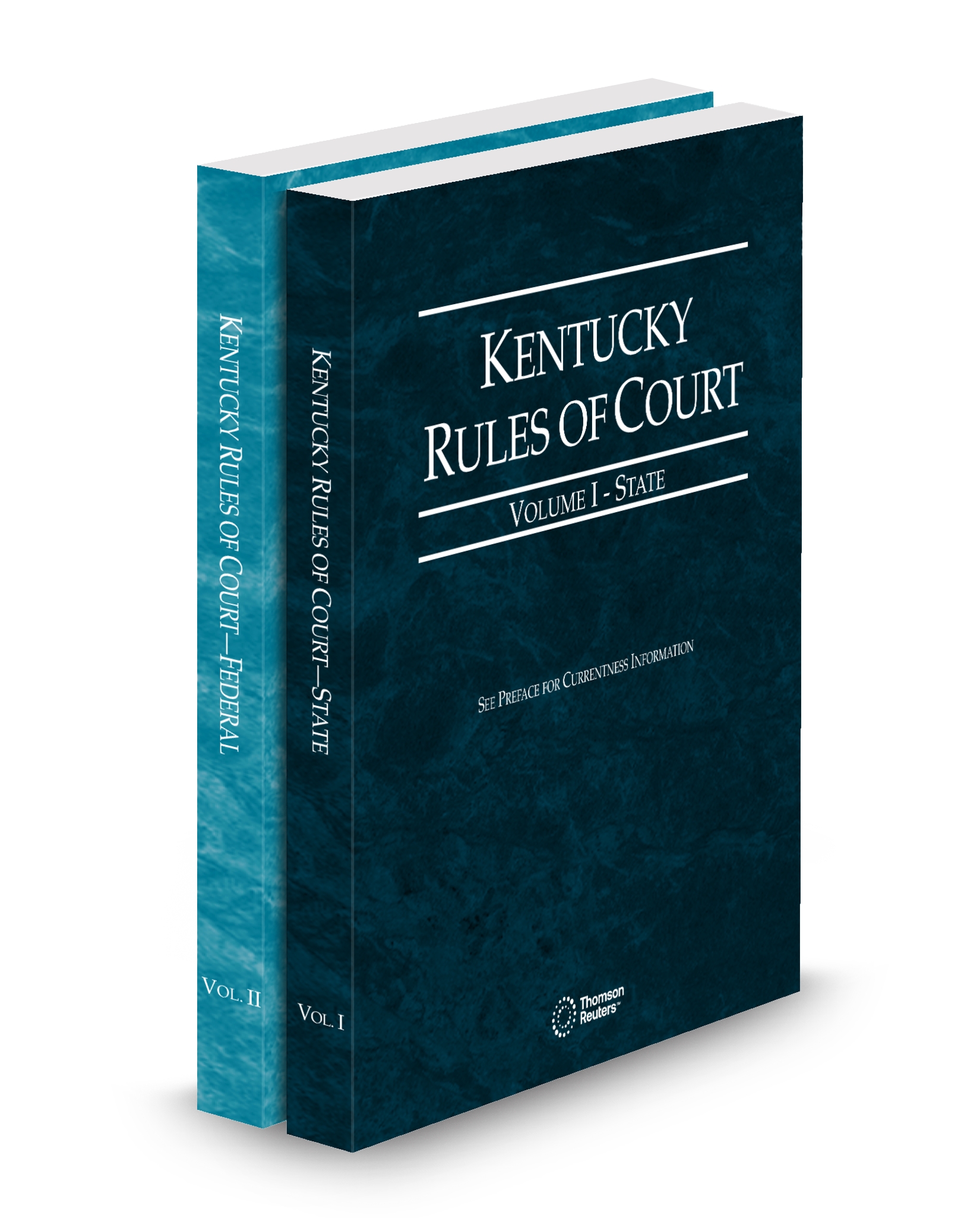 Cover of KY COURT RULES STATE AND FEDERAL V.I-II FULL SET