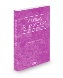 Michigan Court Rules, Federal V.II, 2026 ed.