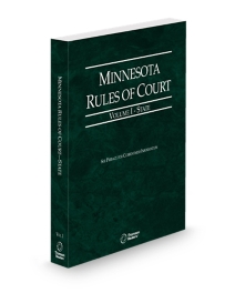 Minnesota Court Rules State V.I, 2026 ed.
