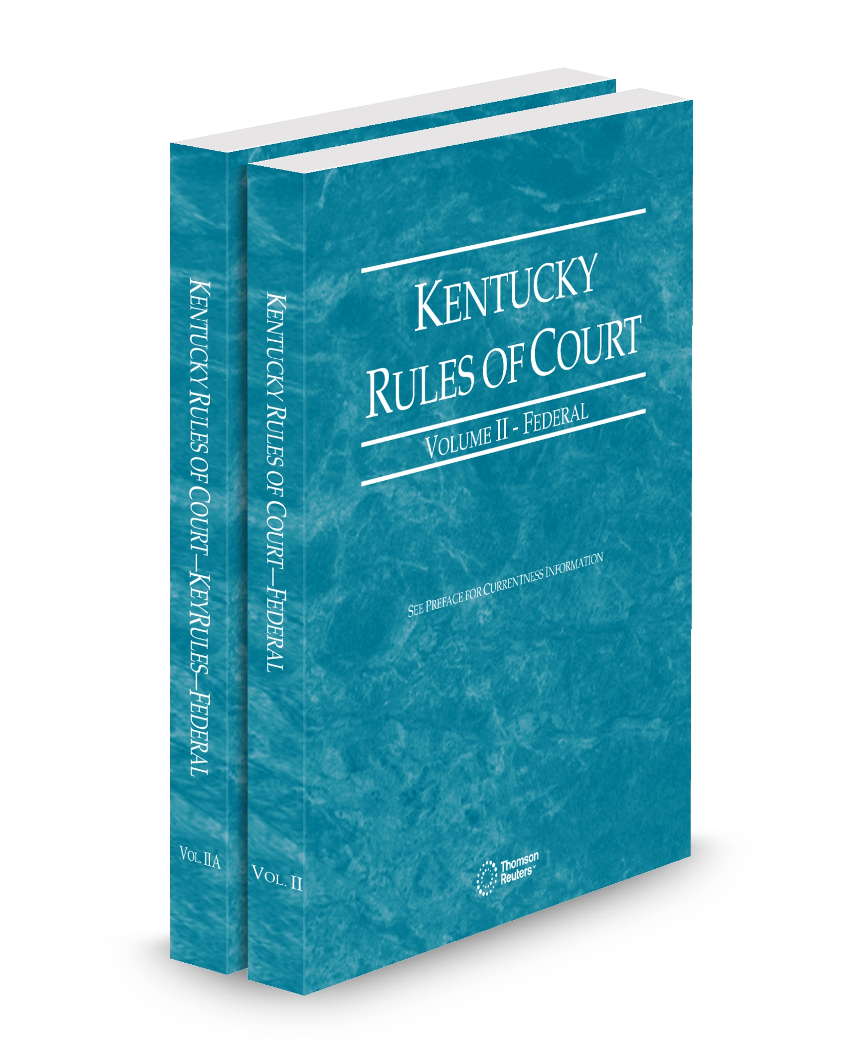 Cover of KY COURT RULES FEDERAL AND FEDERAL KEYRULES V.II-IIA FULL SET