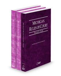 Michigan Court Rules, State, Federal, and Federal KeyRules V.I-IIa, 2026 ed.