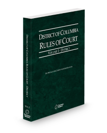 District of Columbia Court Rules District V.I, 2026 ed.