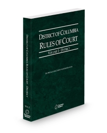 District of Columbia Court Rules District V.I, 2026 ed.