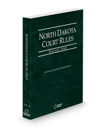 North Dakota Court Rules State V.I, 2026 ed.