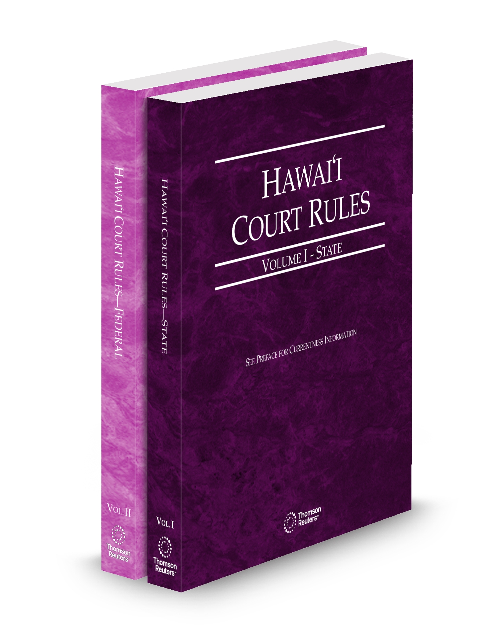 Cover of HI COURT RULES STATE AND FEDERAL V.I-II FULL SET