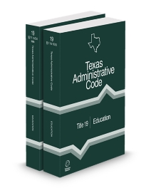Texas Administrative Code Title 19 Education