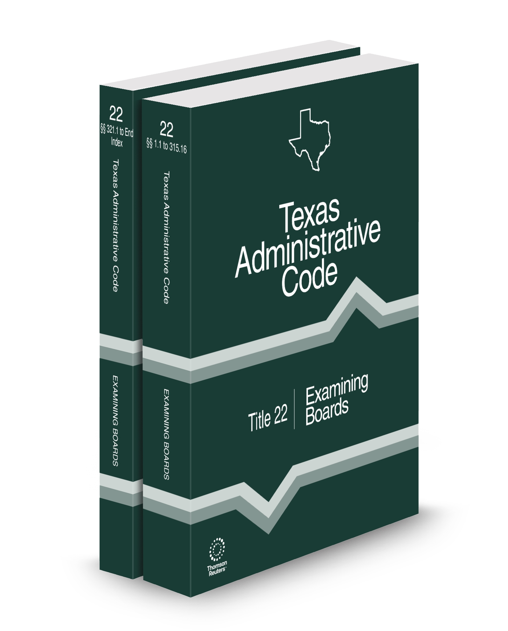 Cover of TX ADMINISTRATIVE CODE TITLE 22 EXAMINING BOARDS FULL SET