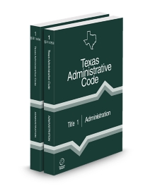 Texas Administrative Code Title 1 Administration