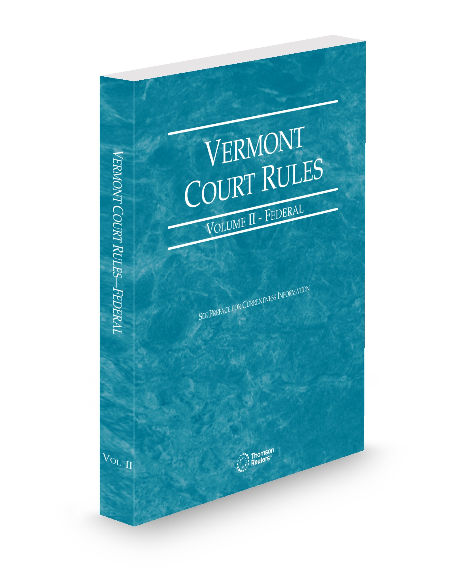 Cover of VT RULES OF COURT FEDERAL V.II FULL SET