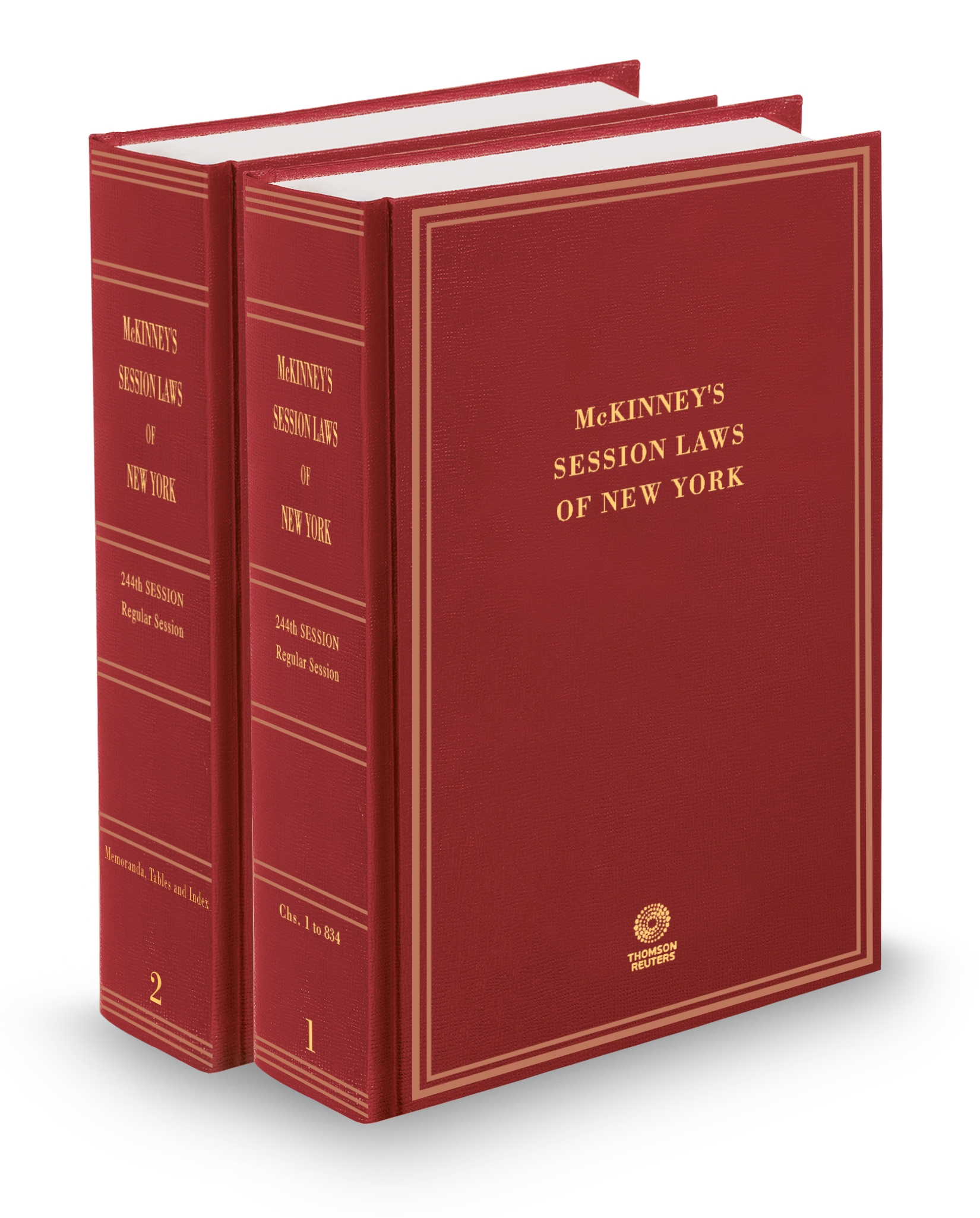 Cover of MCKINNEY'S CONSOL LAWS OF NY SESSION LAWS HARDBOUND VOL FULL SET