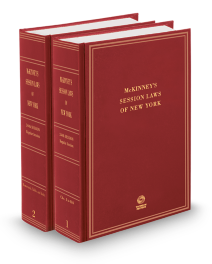 Mckinney's Consol Laws of New York Session Laws