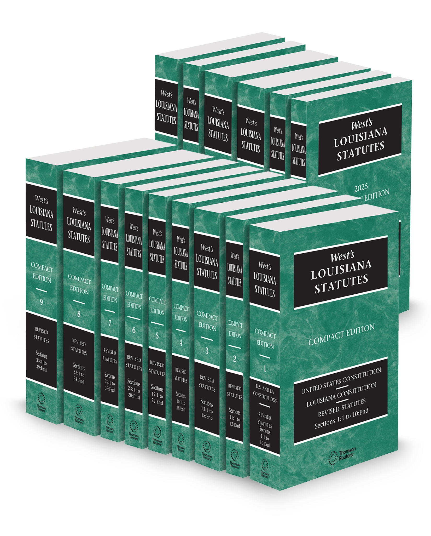 Cover of WEST'S LA STATUTES COMPACT EDITION FULL SET