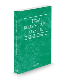 Texas Federal KeyRules V.IIa, 2026 ed.