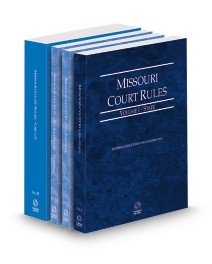 Missouri Court Rules - State, Federal, Federal KeyRules, and Circuit, V.I and II-III, 2026 ed.