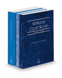 Missouri Court Rules State, Federal and Circuit V.I, II, and III, 2026 ed.