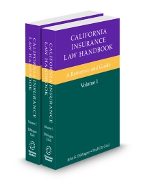 California Insurance Law Handbook, 2026 ed.