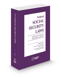 Federal Social Security Laws Selected Statutes and Regulations, 2026 ed.