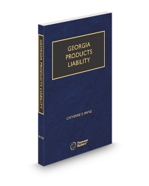 Georgia Products Liability, 2026 ed.