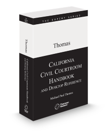 California Civil Courtroom Handbook, 2026 ed.