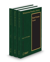 Minnesota Practice V.25A-25C Real Estate Laws
