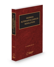 Georgia Alternative Dispute Resolution, 2026 ed.