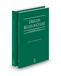 Oregon Court Rules Local and Local KeyRules S III-IIIa