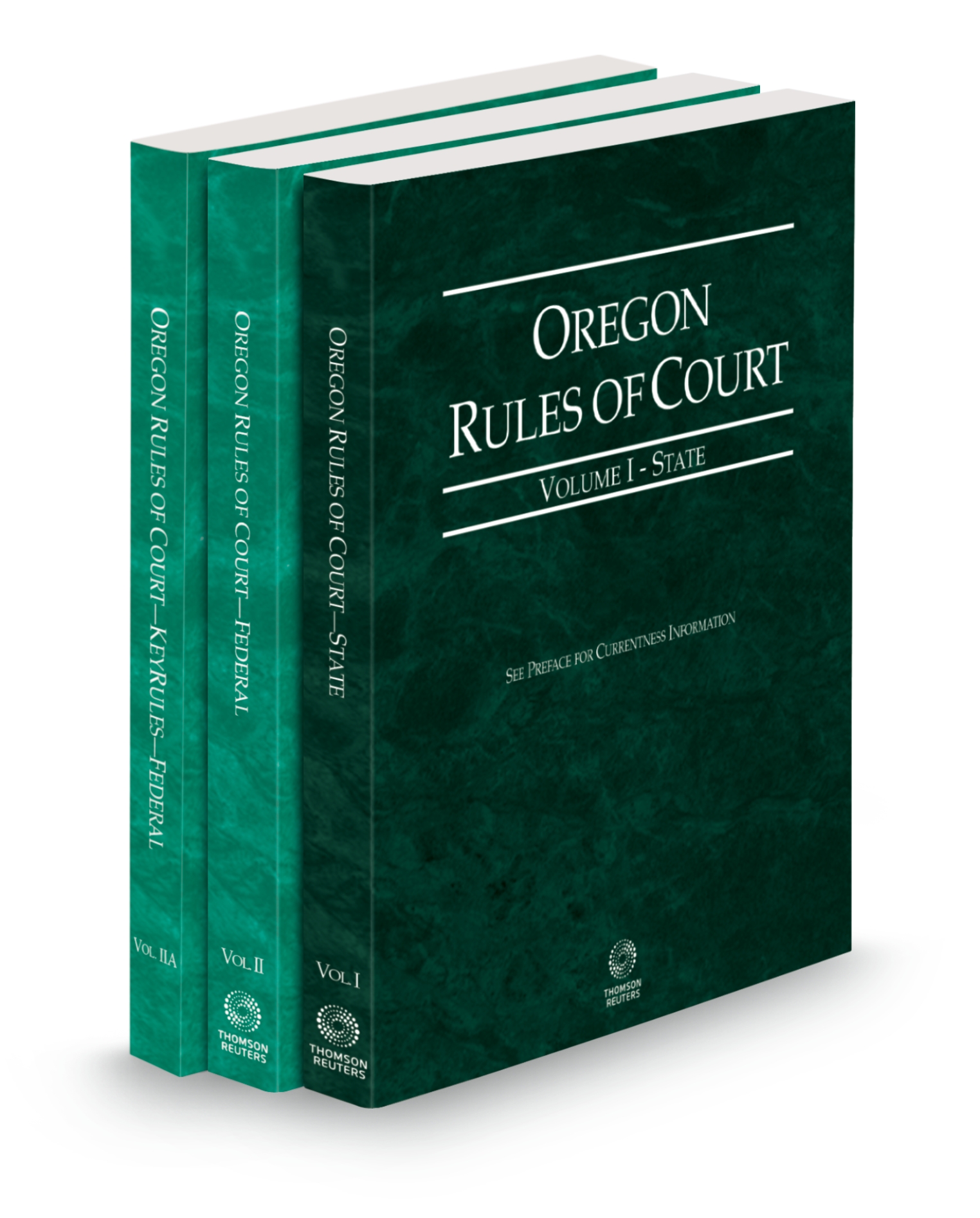 Cover of OR RULES OF COURT-STATE/FEDERAL/FEDERAL KEYRULES V.I-IIA FULL SET