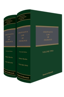 Colinvaux's Law of Insurance, 14th Edition
