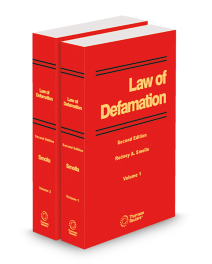 Law of Defamation, 2026 ed.