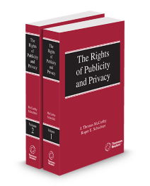 Rights of Publicity and Privacy, 2026 ed.