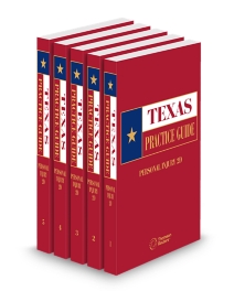 Texas Practice Guide Personal Injury, 2026 ed.
