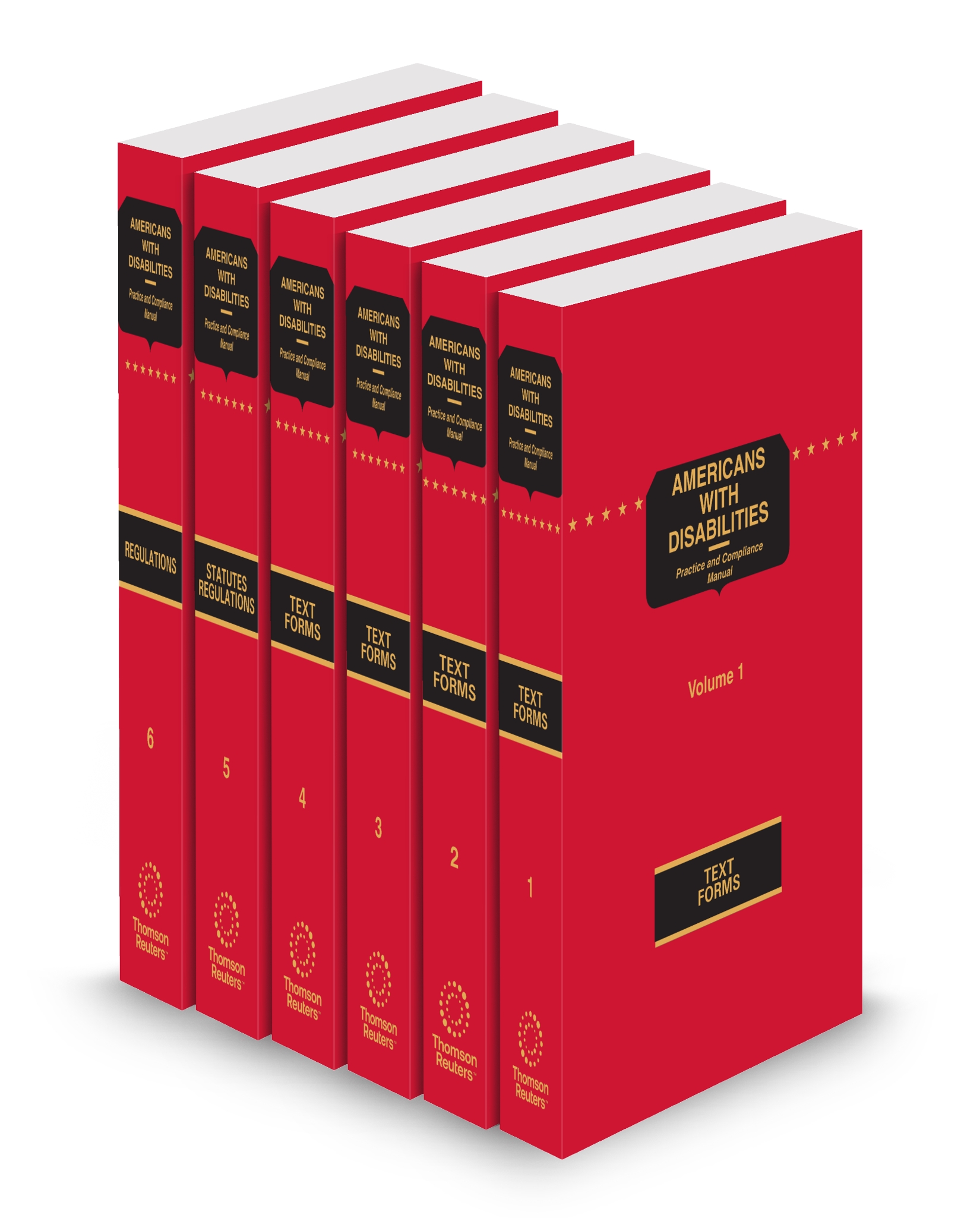 Cover of AMERICANS WITH DISABILITIES PRACTICE AND COMPLIANCE MANUAL FULL SET