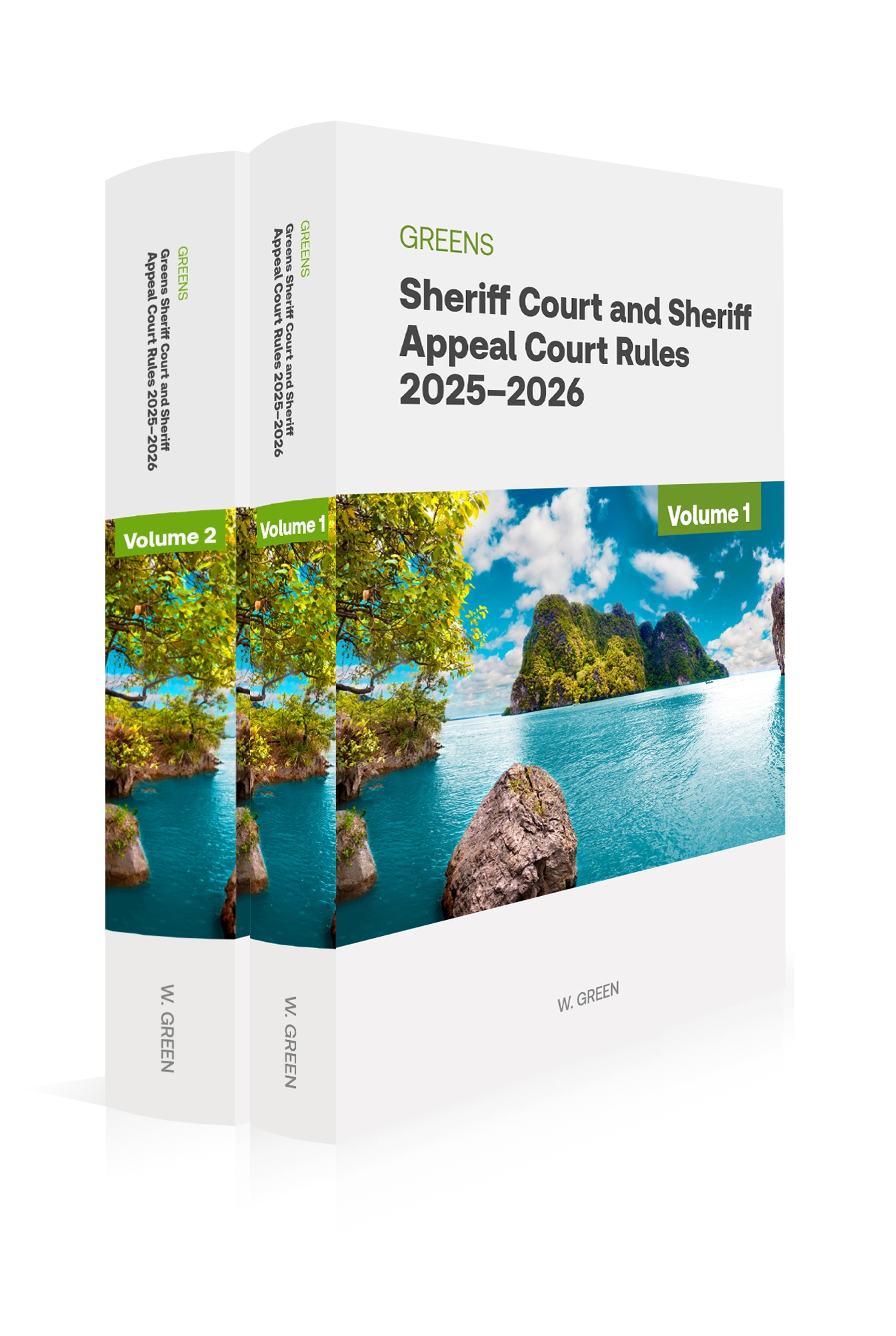 Cover of Greens Sheriff Court and Sheriff Appeal Court Rules 2025-2026