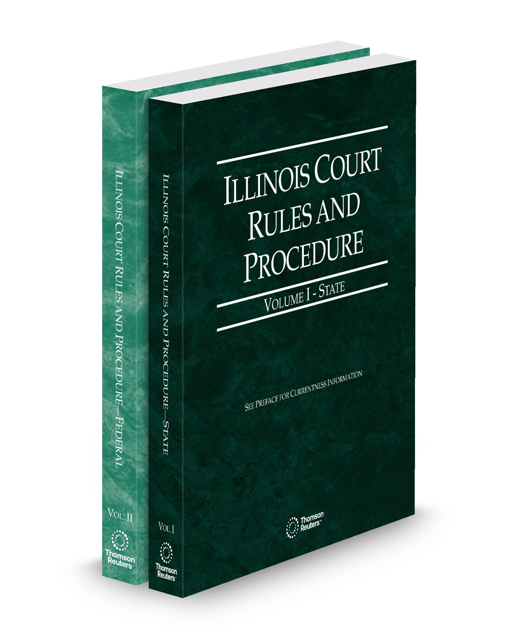 Cover of IL COURT RULES STATE AND FEDERAL V.I-II FULL SET