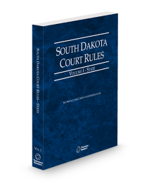 South Dakota Court Rules State V.I, 2025 ed.