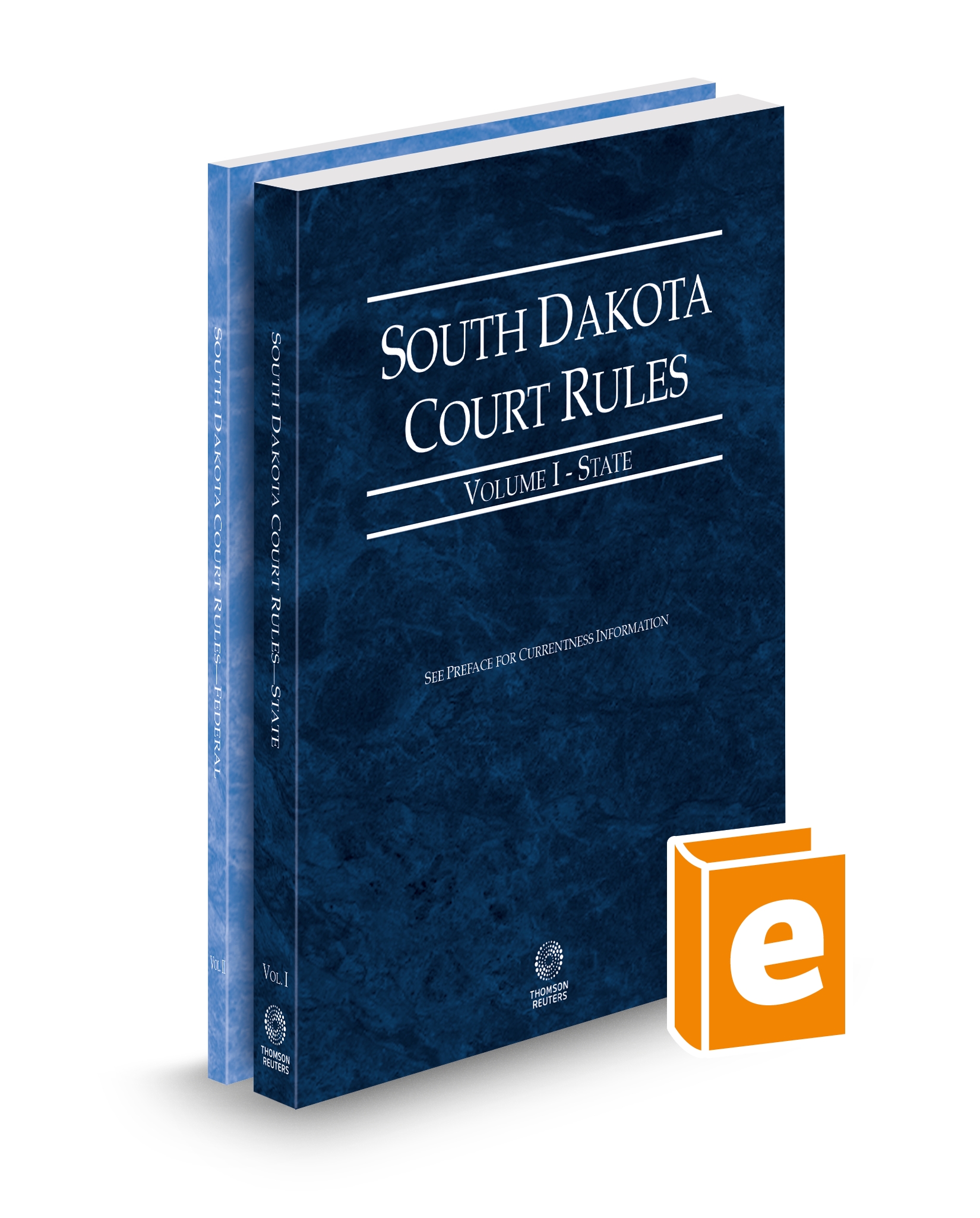 Cover of SD COURT RULES STATE AND FEDERAL V.I-II FULL SET