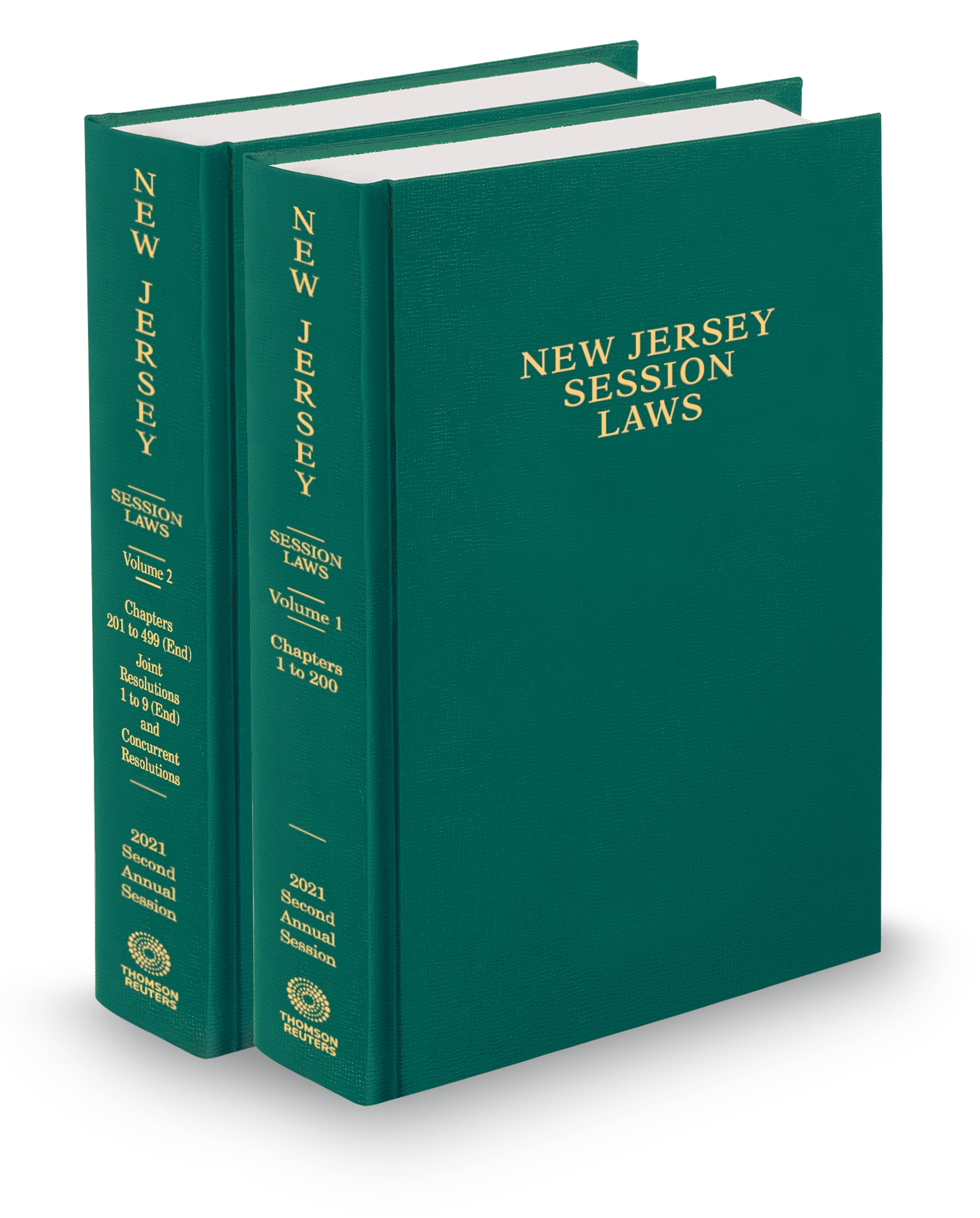 Cover of NJ SESSION LAWS HARDBOUND VOL FULL SET