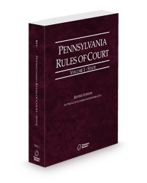 PROVIEW PLUS PRINT PA COURT RULES STATE V.1 SET