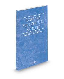 Louisiana Court Rules Federal KeyRules V.IIa
