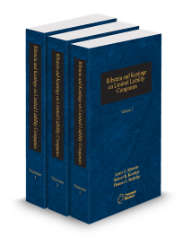 Ribstein and Keatinge On Limited Liability Companies, 2025-2 ed.