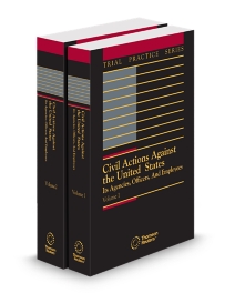 Civil Actions Against United States Divisions Agencies Officers, 2026 ed.